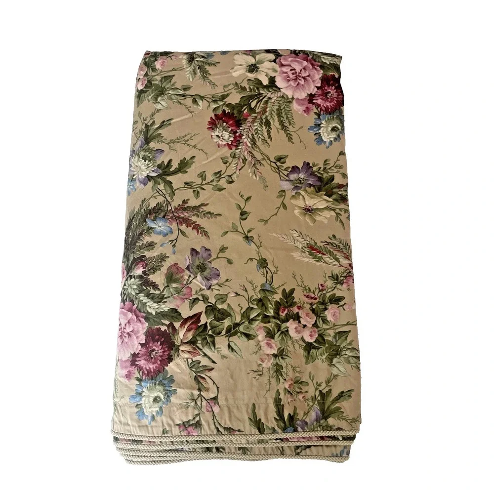 Vintage Ralph Lauren Adriana Romantic Floral Full/Queen Duvet Comforter Cover